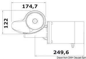 Verricello ITALWINCH Smart 700W 12V - 6mm basso